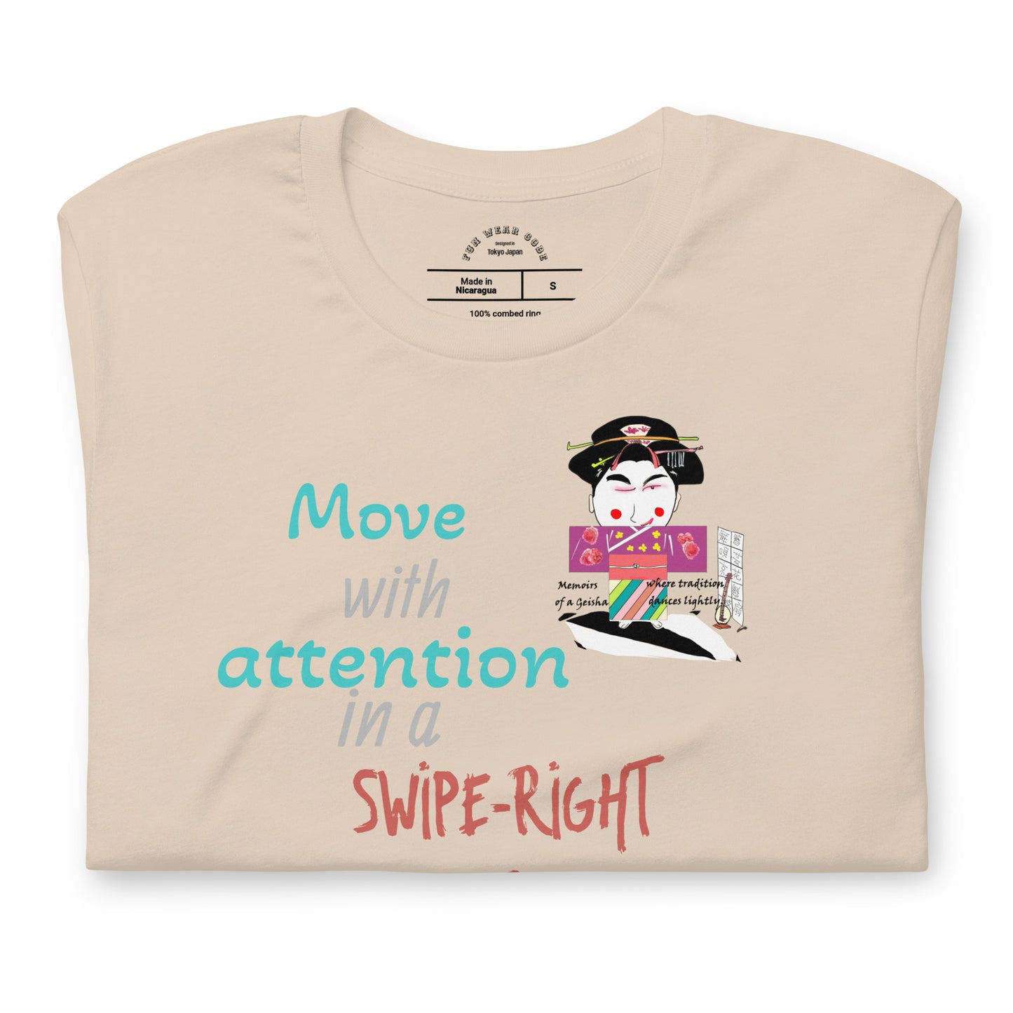 Camiseta unisex de geisha divertida - Camiseta icónica japonesa vintage | FunWearCode