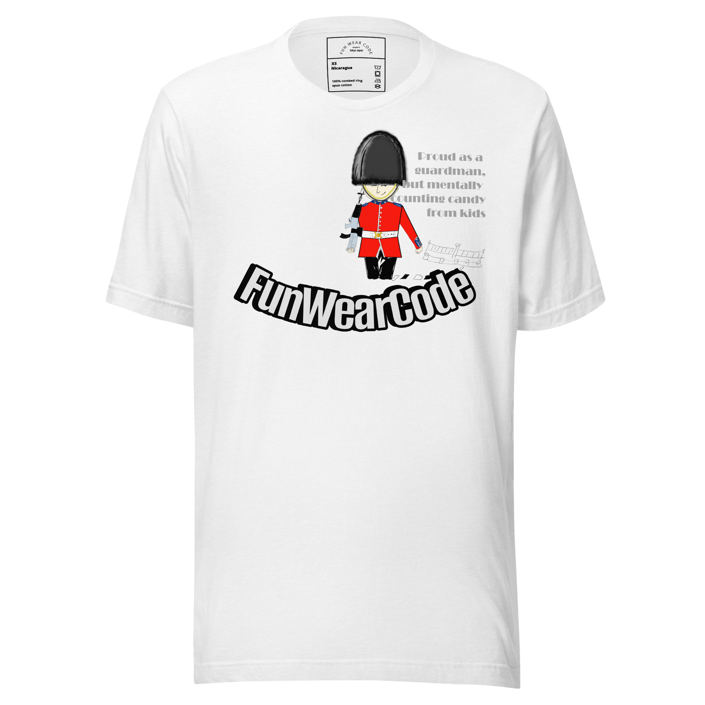 Camiseta unisex de guardia - Camiseta clásica de estilo inglés para amantes de la diversión | FunWearCode