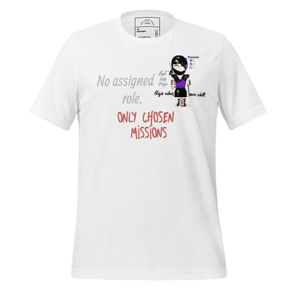 Camiseta gráfica de Lady Ninja – Camiseta con temática de artes marciales femeninas | FunWearCode
