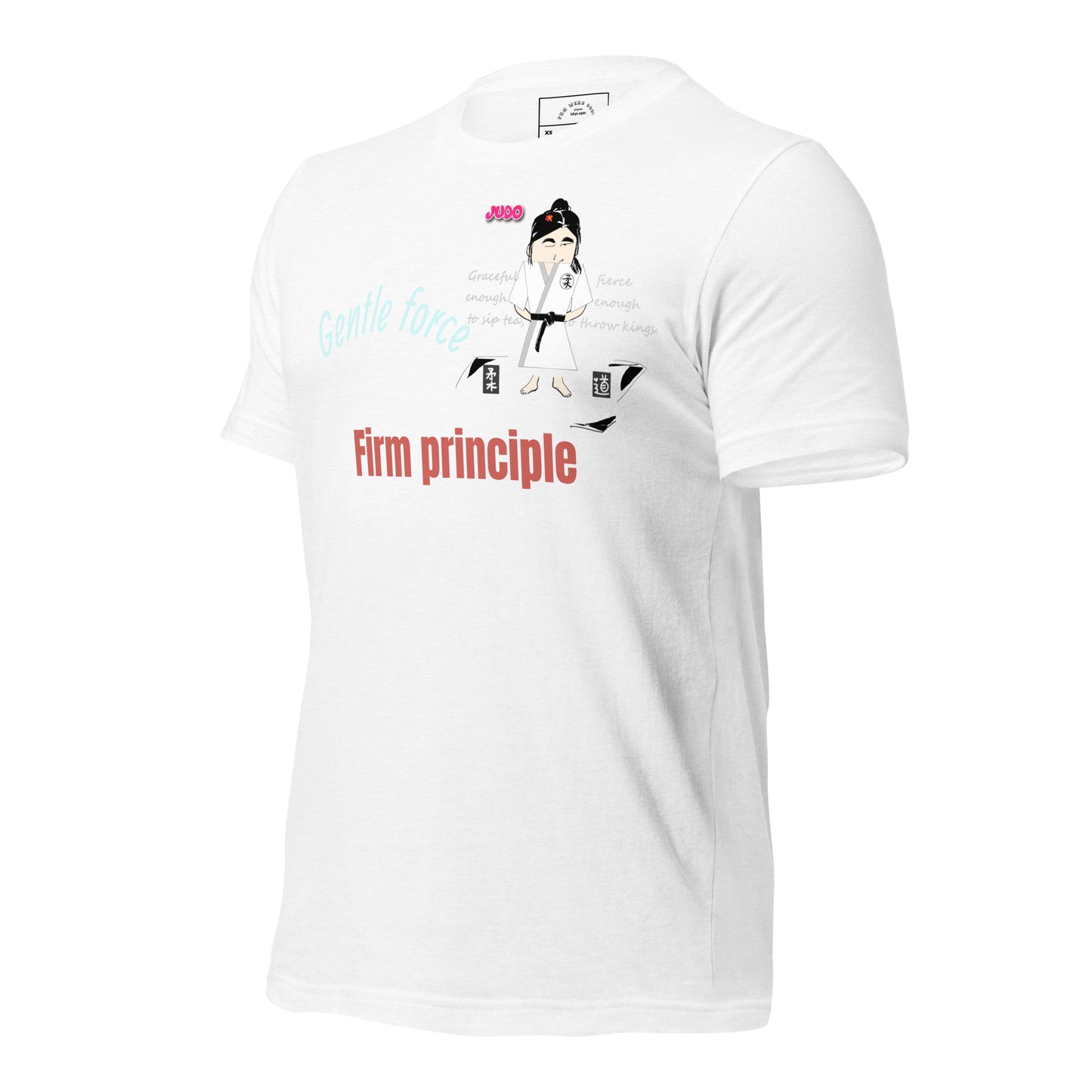 Camiseta con temática de judo para mujer: cómoda camiseta gráfica de artes marciales | FunWearCode