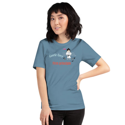 Camiseta con temática de judo para mujer: cómoda camiseta gráfica de artes marciales | FunWearCode