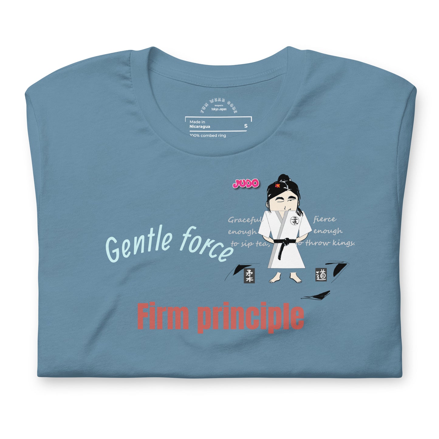 Camiseta con temática de judo para mujer: cómoda camiseta gráfica de artes marciales | FunWearCode
