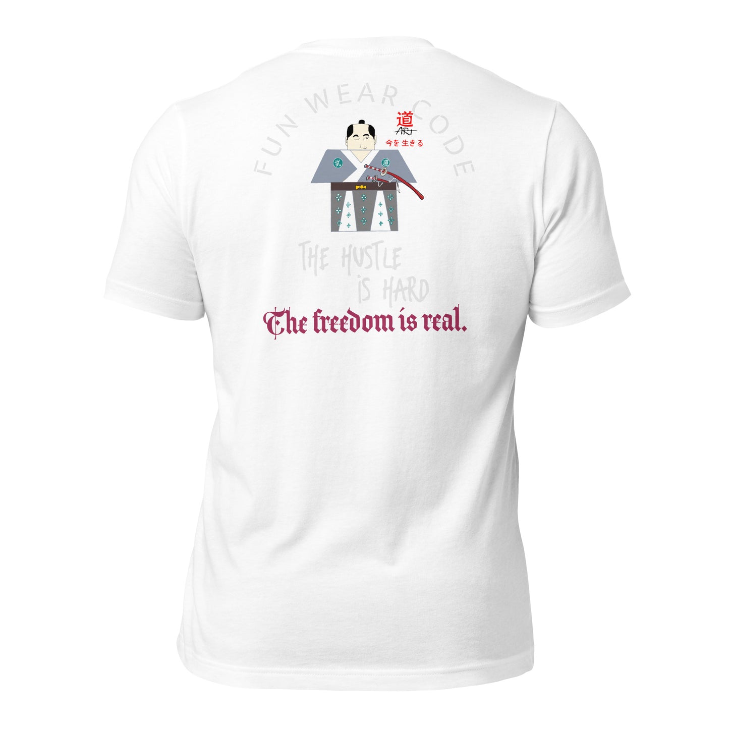 Camiseta unisex auténtica de artes marciales: Camiseta con gráfico de samurái estilo vintage | FunWearCode