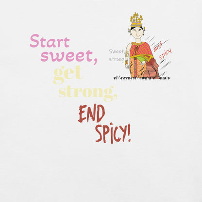 Camiseta divertida y suave - Camiseta con estampado de mujer tailandesa | FunWearCode