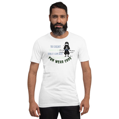 Playful Ninja Theme  T-Shirt – Japanese Martial Arts Iconic Tee | FunWearCode