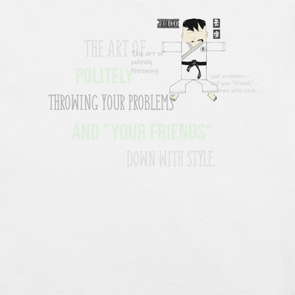 Camiseta auténtica de judo - Divertida camiseta gráfica de artes marciales | FunWearCode