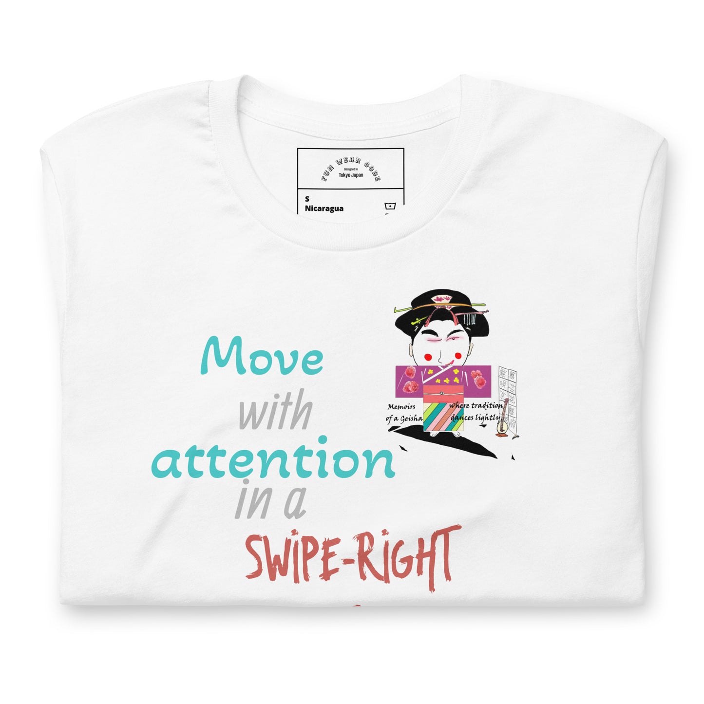 Camiseta unisex de geisha divertida - Camiseta icónica japonesa vintage | FunWearCode