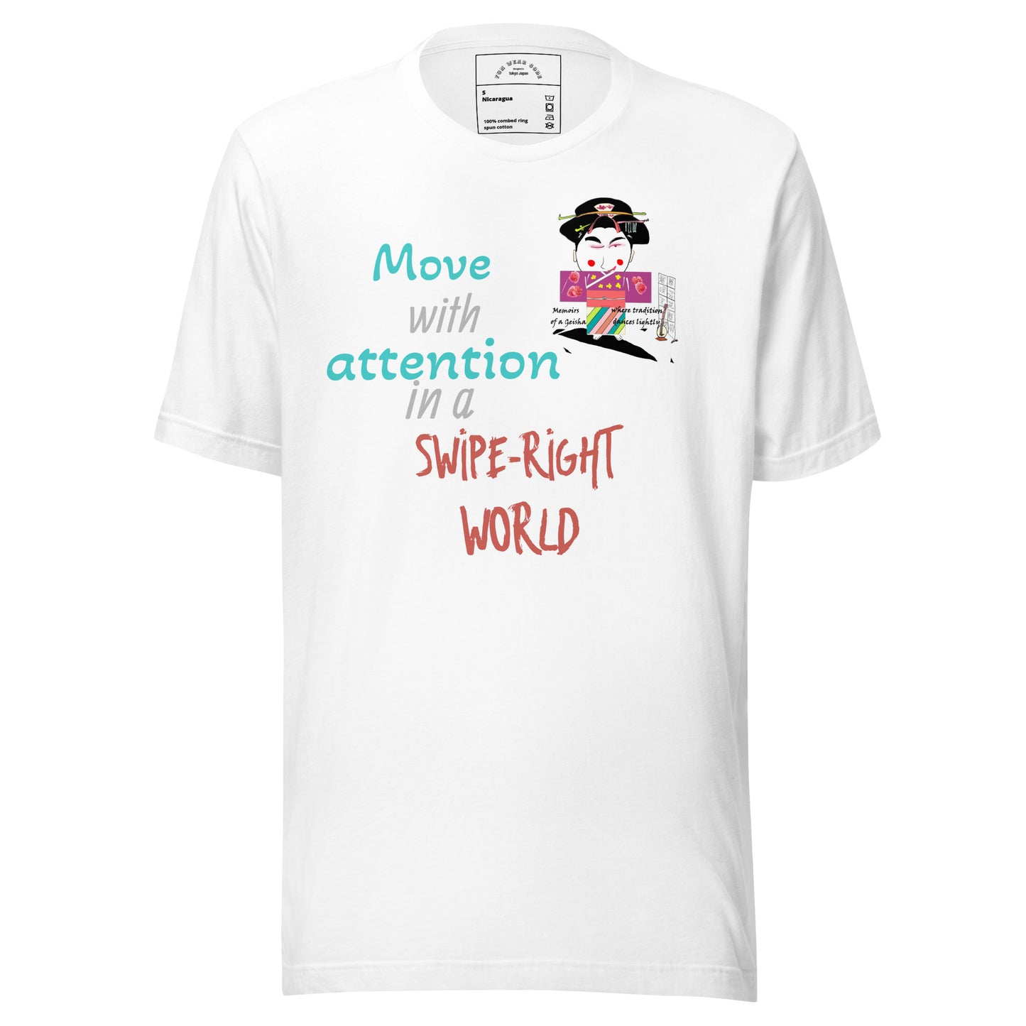 Camiseta unisex de geisha divertida - Camiseta icónica japonesa vintage | FunWearCode