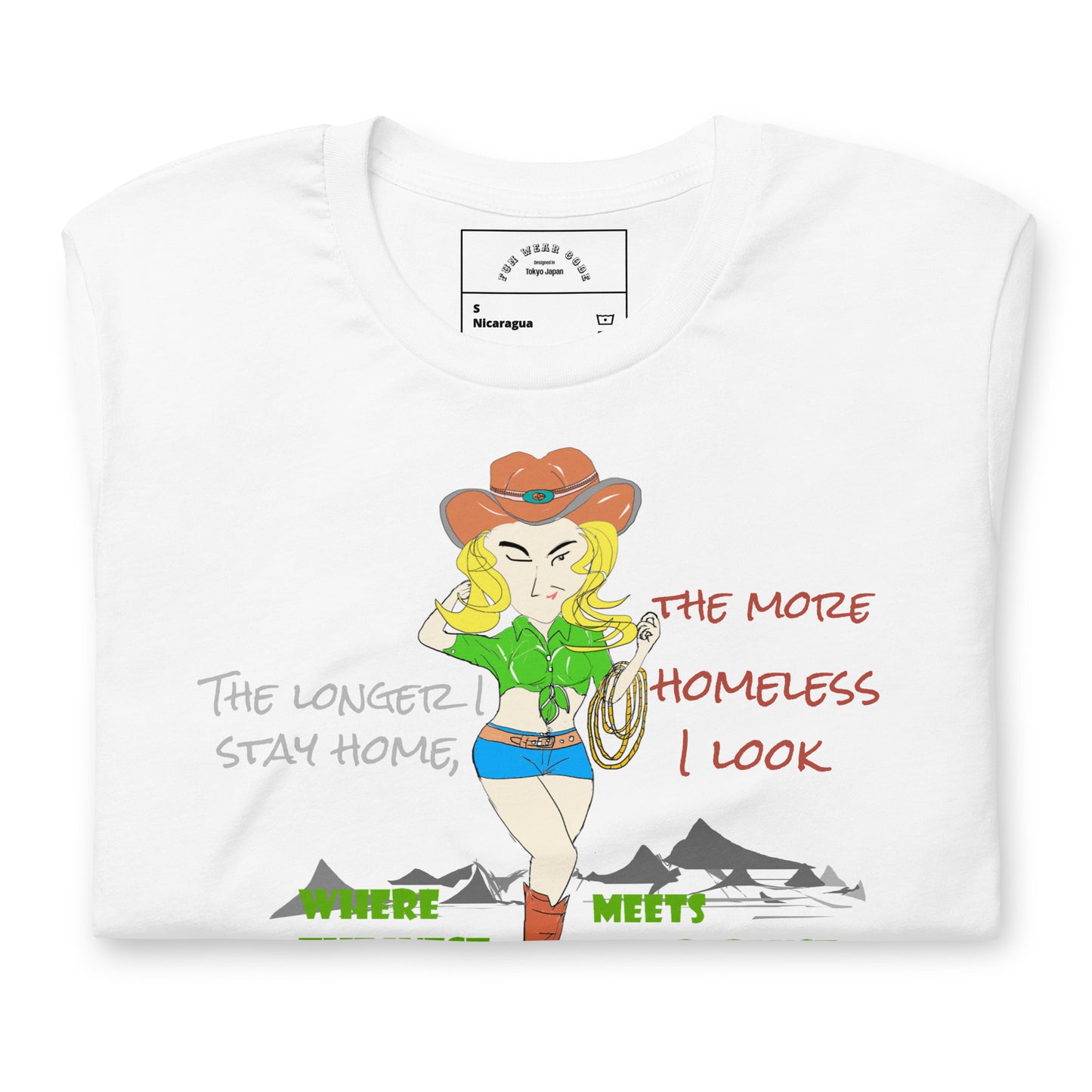 Camiseta vaquera clásica - Camiseta estilo americano para amantes de la diversión | FunWearCode