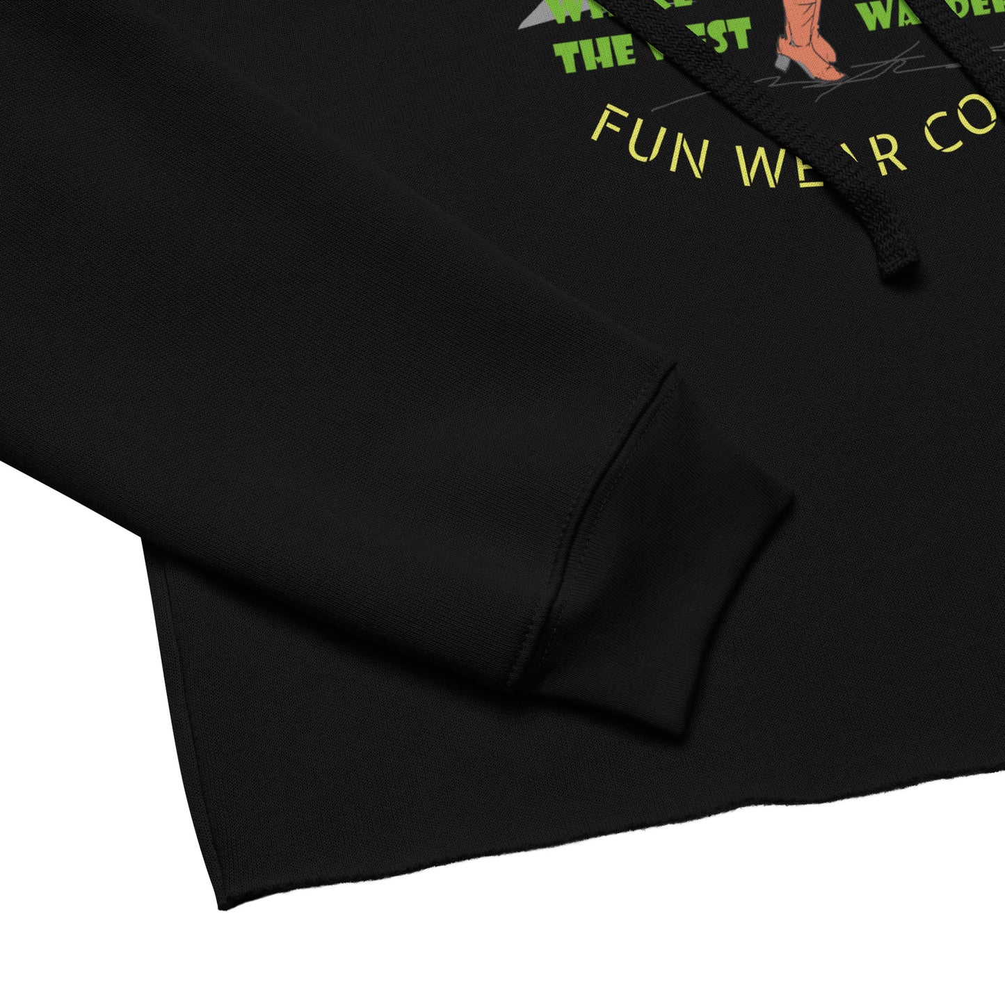 Trendy Cowgirl Crop Hoodie - Classic American Style for Fun-Loving Souls | FunWearCode